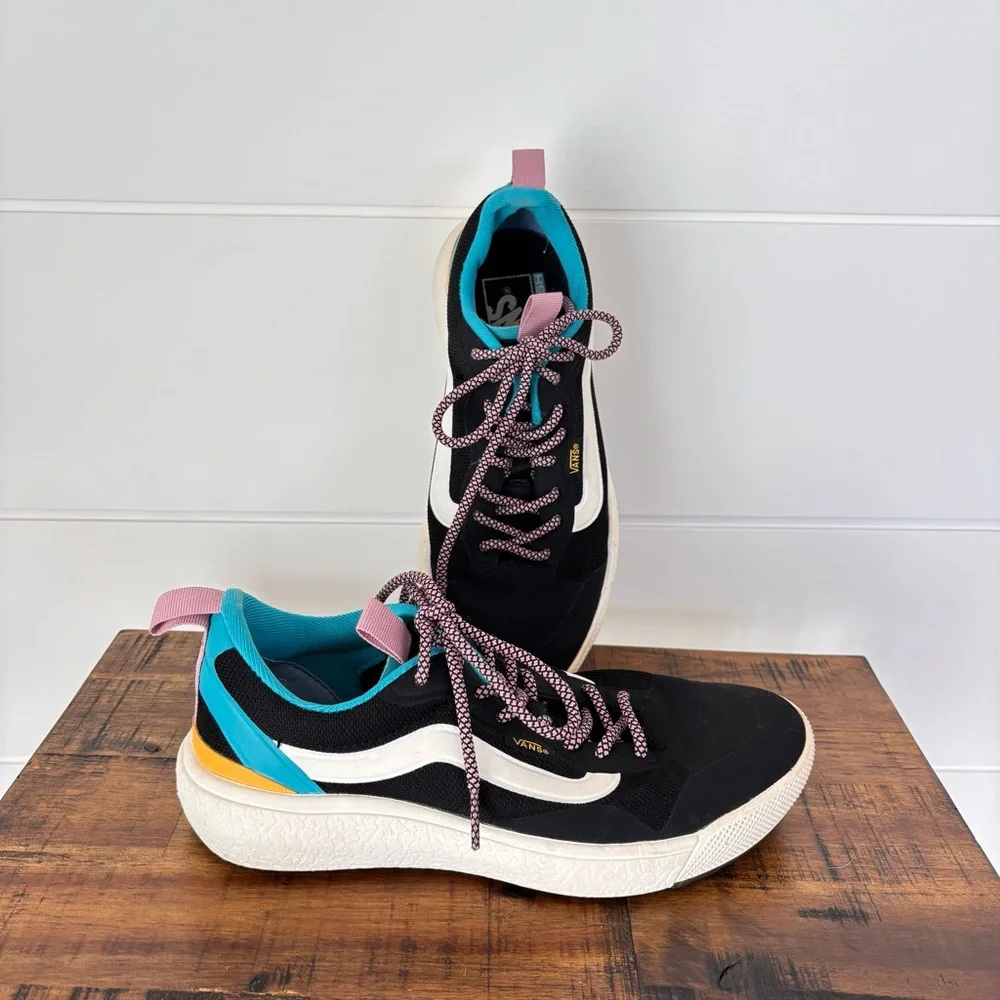 Vans Ultrarange Exo Pop Color Black/Multi Sneakers Women's Size 7